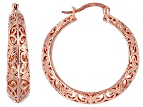 Pre-Owned Copper Hoop Earrings