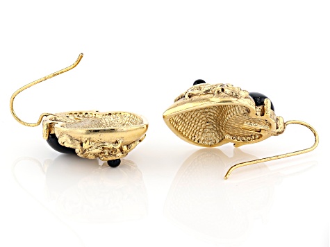 Pre-Owned Crystal Gold-Tone Drop Earrings