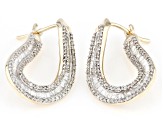 Pre-Owned White Diamond 10k Yellow Gold Drop Earrings 1.50ctw