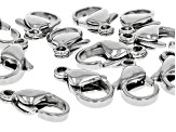 Pre-Owned Stainless Steel Lobster Clasps appx 12mm in Size appx 15 Pieces in Total