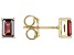 Pre-Owned Red Vermelho Garnet™ 18k Yellow Gold Over Sterling Silver January Birthstone Earrings 1.19