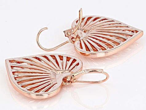 Pre-Owned Copper Heart Dangle Earrings