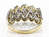 Pre-Owned Candlelight Diamonds™ 10K Yellow Gold Wide Band Ring 1.00ctw