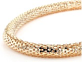Pre-Owned Crystal Gold tone snake necklace