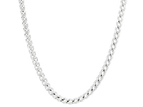 Pre-Owned Sterling Silver Franco Chain Necklace 18 inch