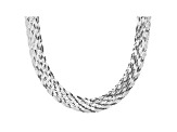 Pre-Owned Sterling Silver Braided Necklace 20 inch