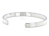 Pre-Owned "Bless Your Heart" Silver Tone Cuff Bracelet