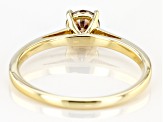 Pre-Owned Champagne Diamond 10K Yellow Gold Ring 0.50ctw