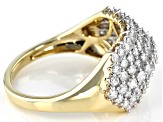 Pre-Owned White Diamond 10K Yellow Gold Ring 1.50ctw