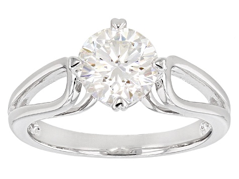 Pre-Owned Moissanite Ring Platineve ™ 1.50ct DEW