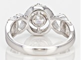 Pre-Owned Moissanite Platineve Ring 1.72ctw D.E.W