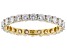 Pre-Owned Moissanite 14k Yellow Gold Eternity Band Ring 1.44ctw DEW