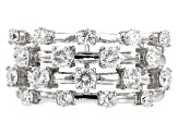 Pre-Owned Moissanite Platineve Ring 1.35ctw D.E.W