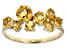 Pre-Owned Yellow Citrine 10k Yellow Gold Ring 1.12ctw