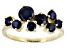 Pre-Owned Blue Sapphire 10k Yellow Gold Band Ring 1.57ctw