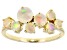 Pre-Owned White Opal 10k Yellow Gold Band Ring