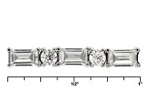 Pre-Owned White Cubic Zirconia Rhodium Over Sterling Silver Bracelet 13.73ctw