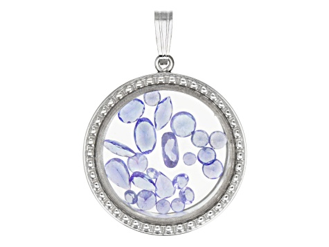 Pre-Owned Tanzanite 2.50ctw Average Rhodium Over Sterling Silver Pendant - PRC2128B - Vimarsana News