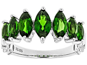 Pre-Owned Chrome Diopside Sterling Silver Ring 3.31ctw