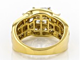 Pre-Owned Cubic Zirconia 18k Yellow Gold Over Silver Ring 4.70ctw (2.89ctw DEW)