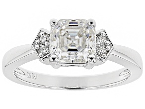 Pre-Owned Moissanite Platineve ring 1.58ctw DEW