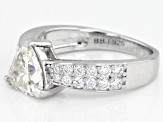 Pre-Owned Moissanite Platineve® Ring 2.12ctw DEW