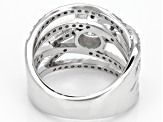 Pre-Owned Moissanite Platineve Ring 2.14CTW DEW