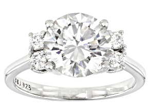 Pre-Owned Moissanite Platineve Ring 3.48ctw DEW.