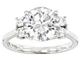 Pre-Owned Moissanite Platineve Ring 3.48ctw DEW.