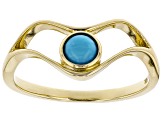 Pre-Owned Blue Sleeping Beauty Turquoise 10k Gold Ring