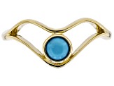 Pre-Owned Blue Sleeping Beauty Turquoise 10k Gold Ring