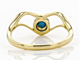 Pre-Owned Blue Sleeping Beauty Turquoise 10k Gold Ring
