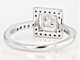 Pre-Owned Moissanite Platineve Ring 1.10ctw DEW.