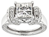 Pre-Owned Moissanite Platineve Ring 3.28ctw D.E.W