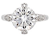 Pre-Owned Moissanite Platineve Ring 4.60ctw DEW.