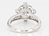 Pre-Owned Moissanite Platineve Ring 4.60ctw DEW.