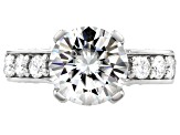 Pre-Owned Moissanite Platineve Ring 4.88ctw DEW.