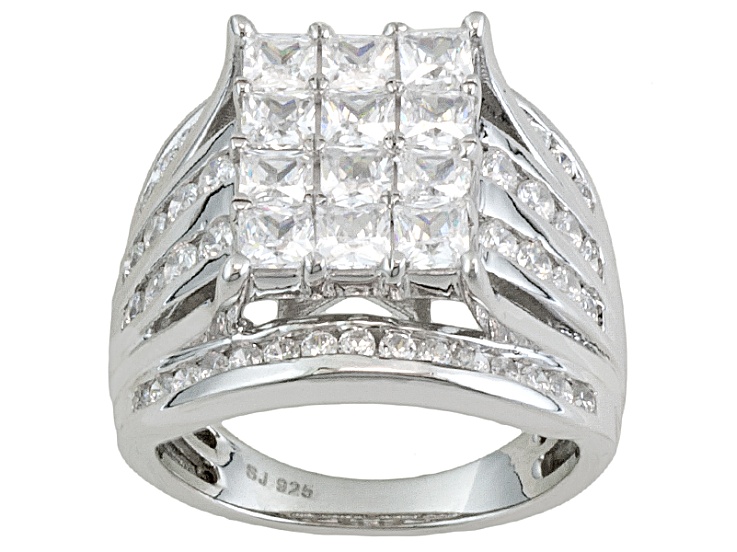 Pre-Owned Cubic Zirconia Silver Ring 4.21ctw - PRF126 | JTV