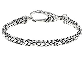 Pre-Owned Sterling Silver Snake Chain Bracelet