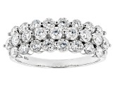 Pre-Owned Moissanite Platineve Ring 2.50ctw D.E.W