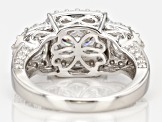 Pre-Owned Moissanite Platineve Ring 3.90ctw D.E.W