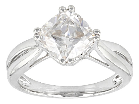Pre-Owned Moissanite Ring Platineve™ 2.40ct DEW.