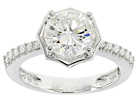 Pre-Owned Moissanite Platineve Ring 2.32ctw D.E.W