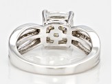 Pre-Owned Moissanite Ring Platineve™ 2.08ctw DEW