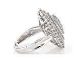 Pre-Owned White Diamond Rhodium over Sterling Silver Ring 2.00ctw