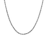 Pre-Owned Sterling Silver Byzantine Necklace