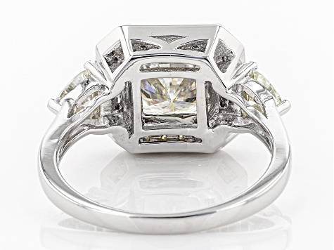 Pre-Owned Moissanite Platineve Ring 3.34ctw DEW.