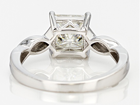 Pre-Owned Moissanite Platineve Ring 1.70ct D.E.W