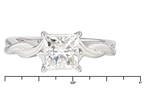 Pre-Owned Moissanite Platineve Ring 1.70ct D.E.W