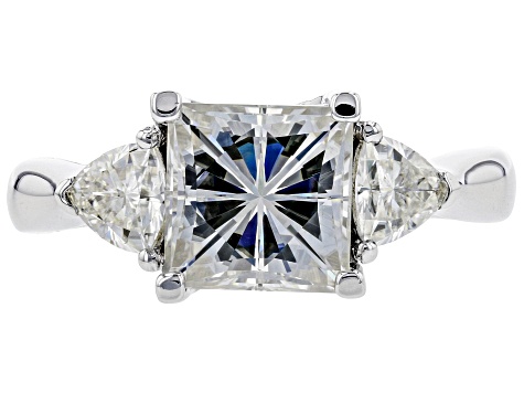 Pre-Owned Moissanite Platineve Ring 3.10ctw D.E.W